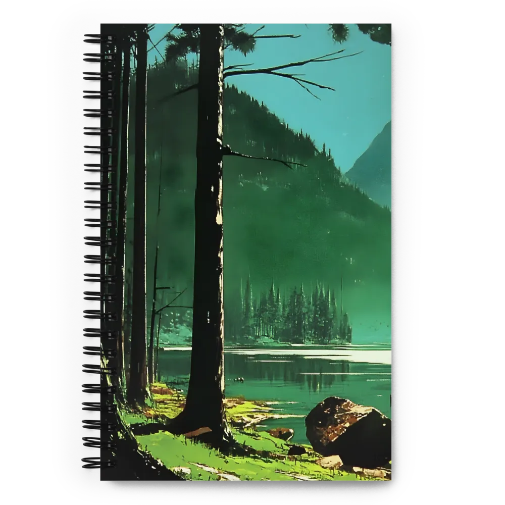 Tranquil Forest Lake 
 Spiral Notebook | 140 pages