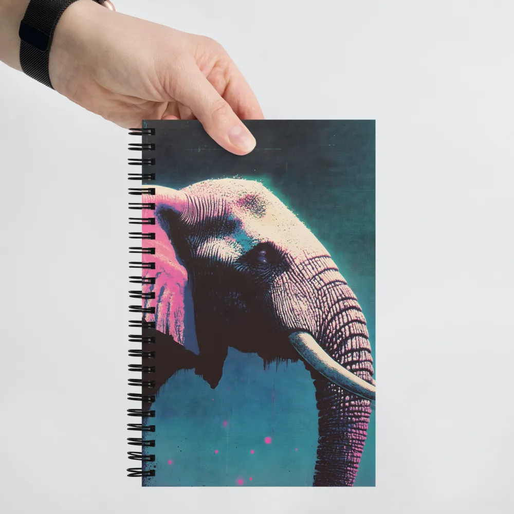 Neo-Pop Elephant Vision 
 Spiral Notebook | 140 pages