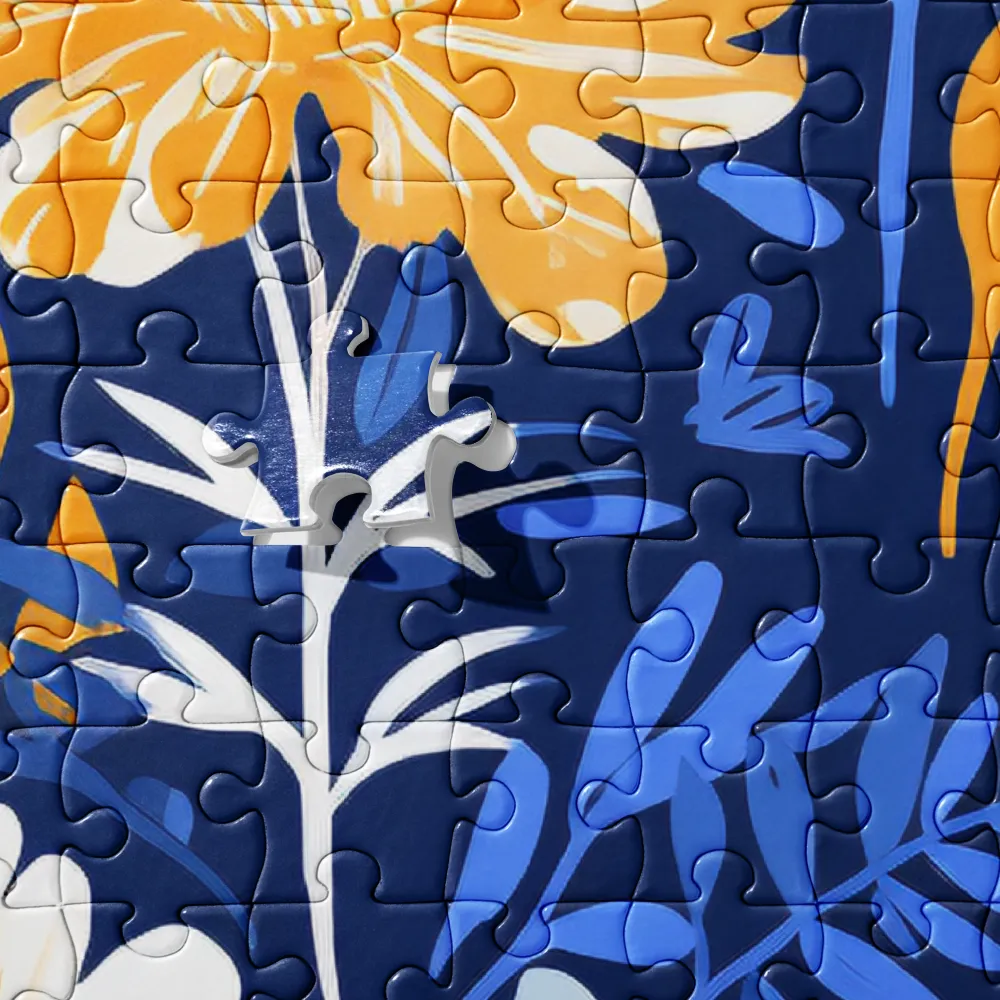 Whimsical Avian Bloom 
 Jigsaw Puzzle in Tin Box