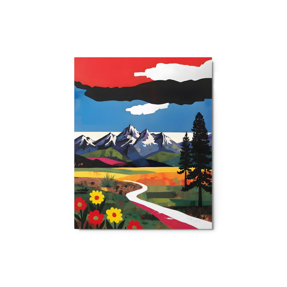 Summit Pathway 
 Poster with White Frame | 12″x 16″