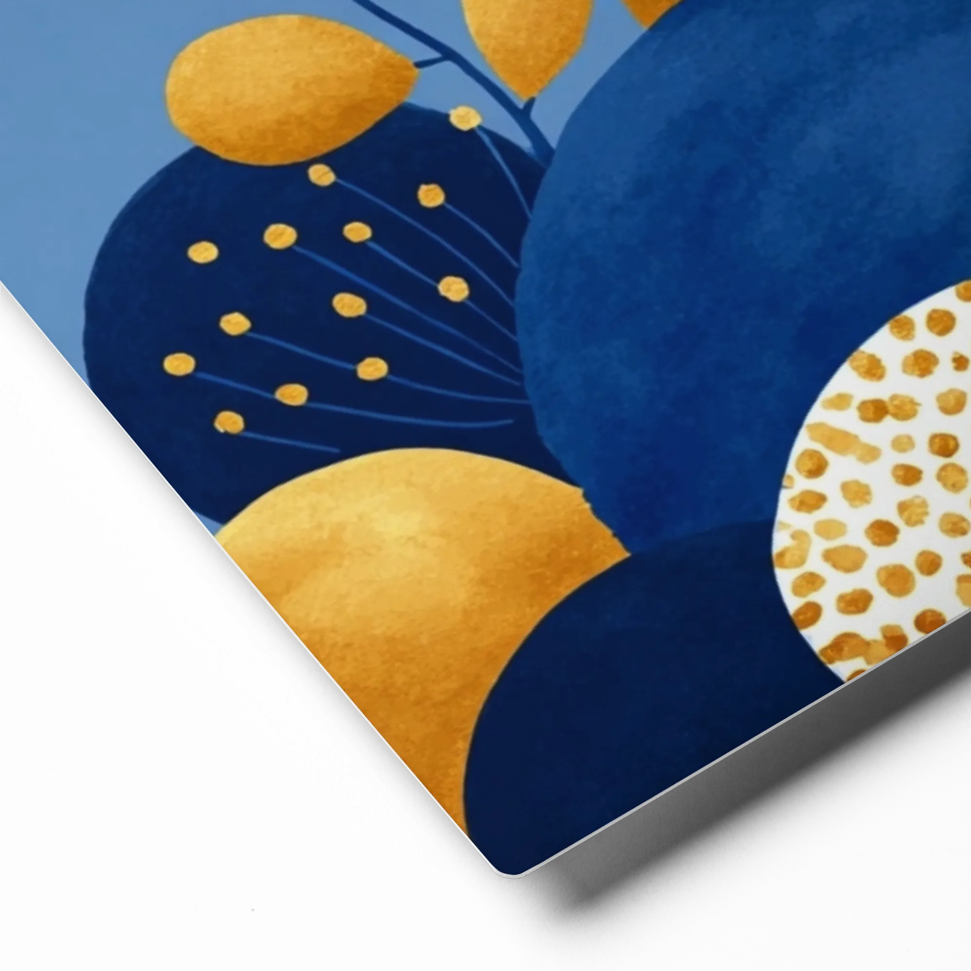 Midnight Gold Garden | Art Print