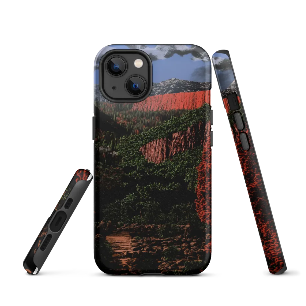 Crimson Peaks Valley | Phone Case
