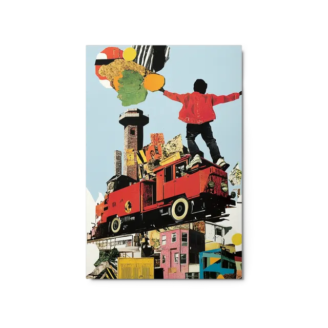 Urban Journey Collage | Art Print