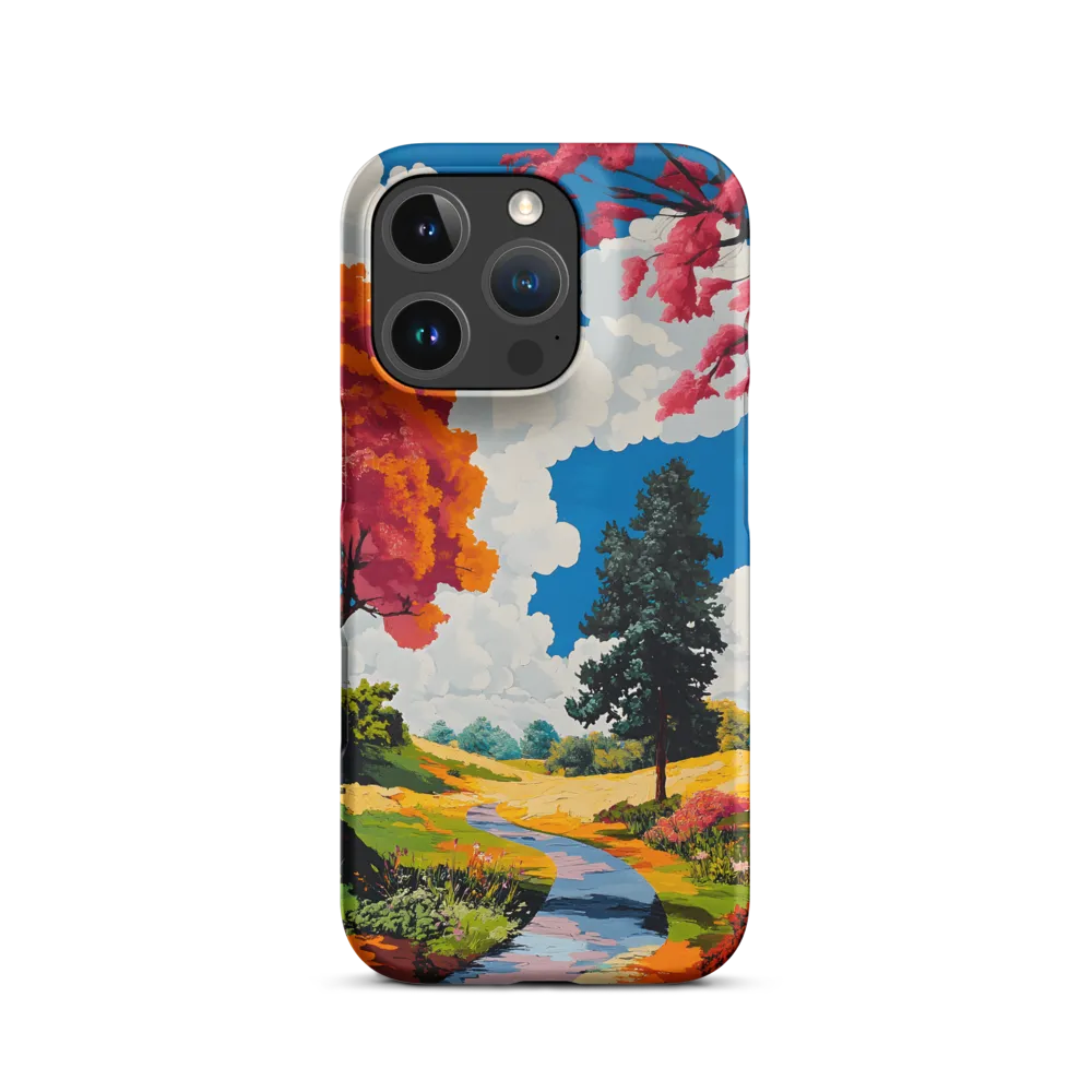 Impressionistic Landscape with River | Phone Case
