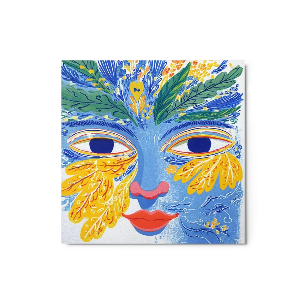 Botanical Face Illustration | Art Print