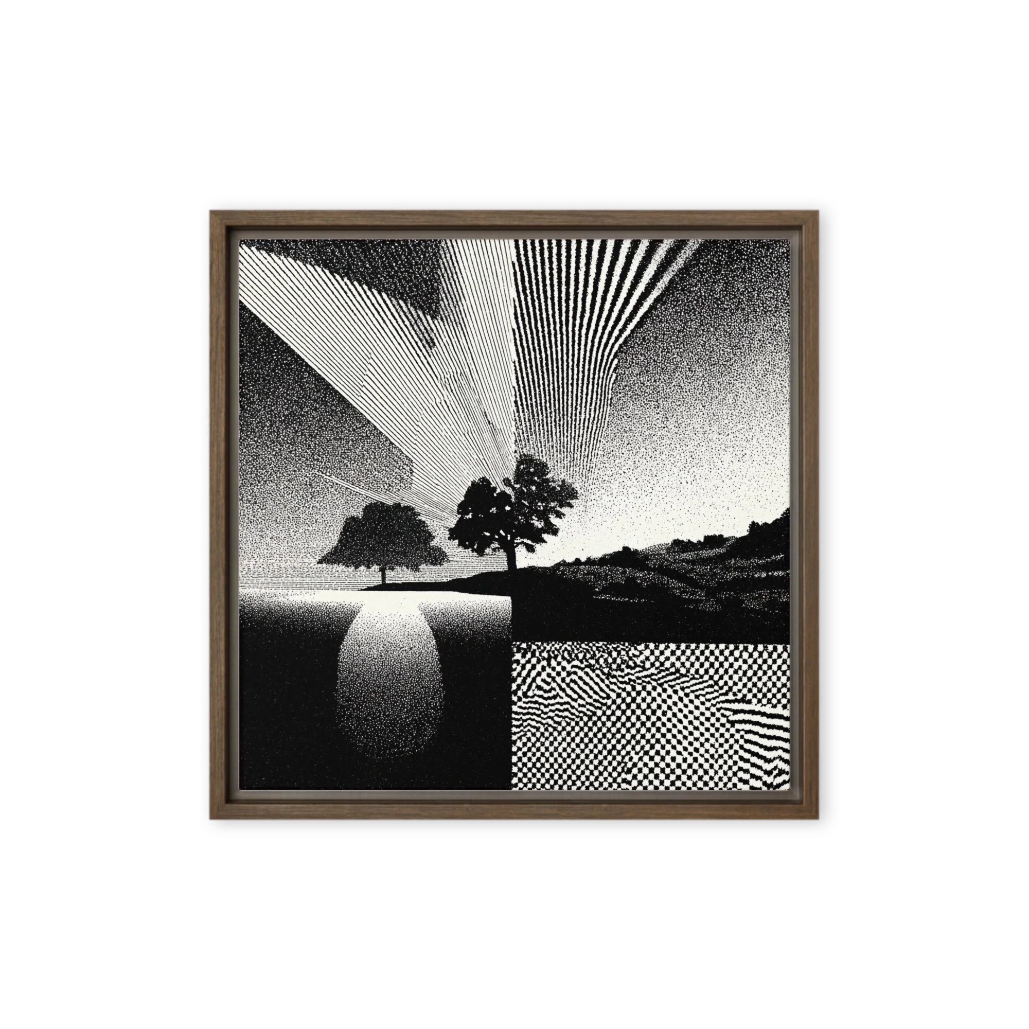 Surreal Stippled Horizon