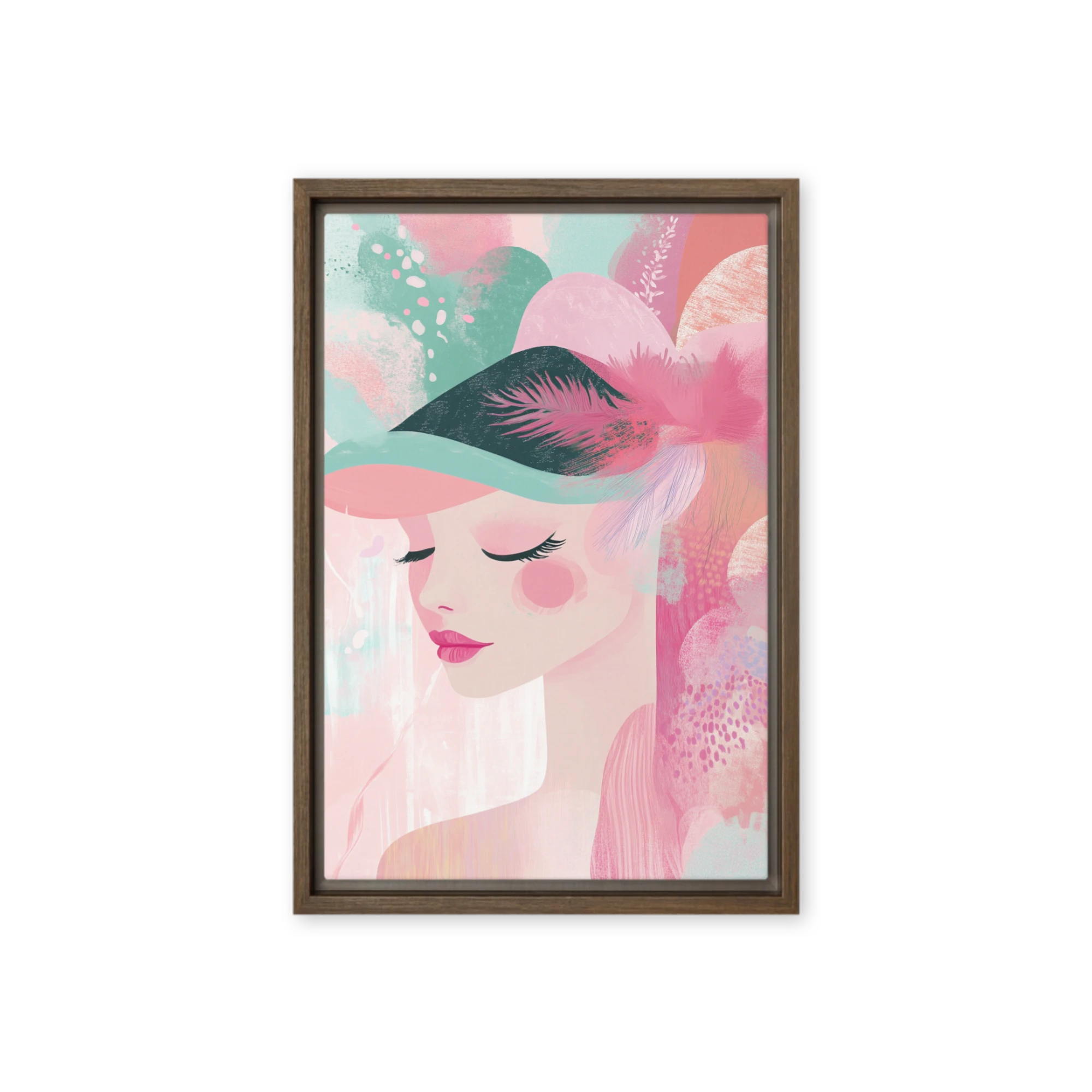 Illustrative Woman with Hat