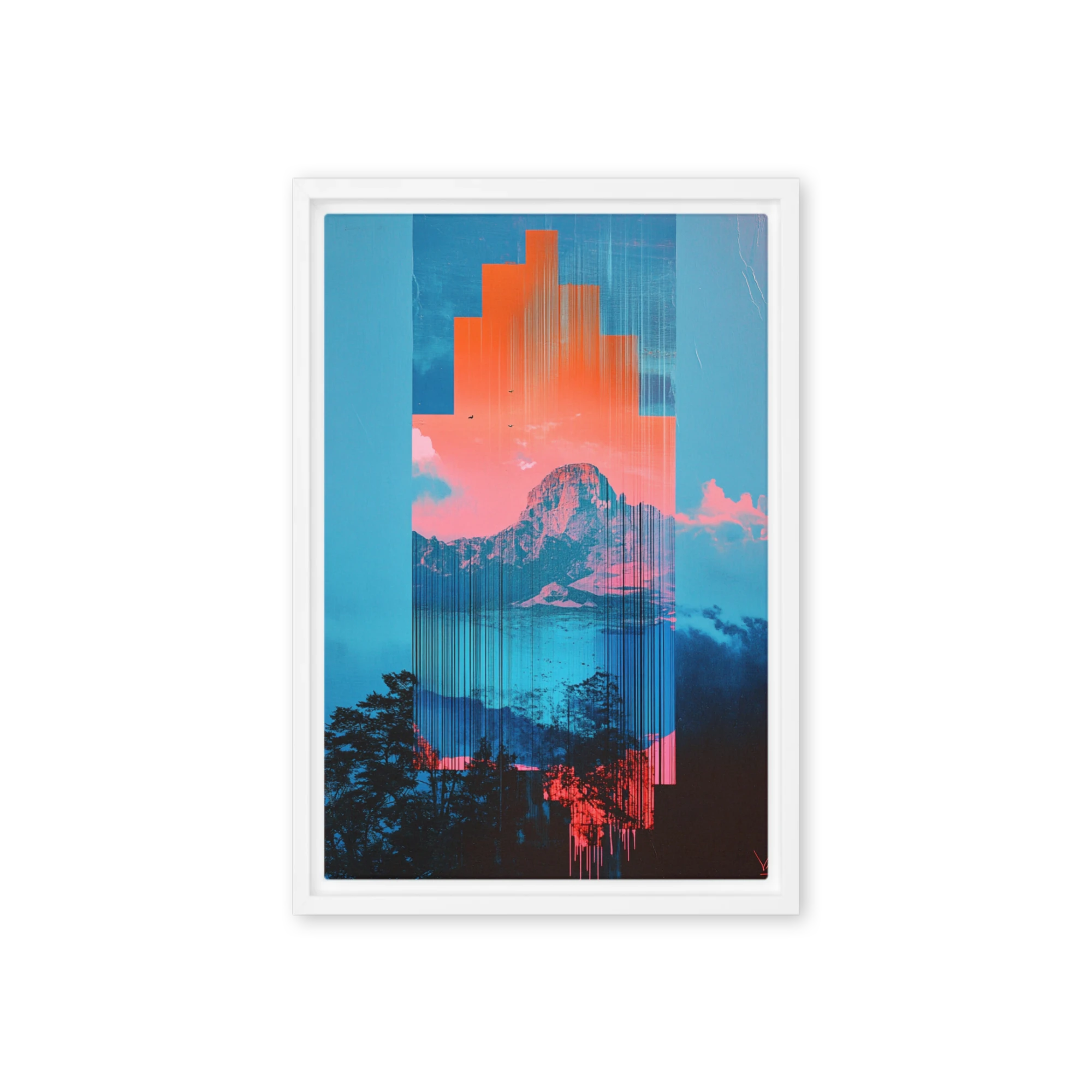 Chromatic Glitchscape | Art Print