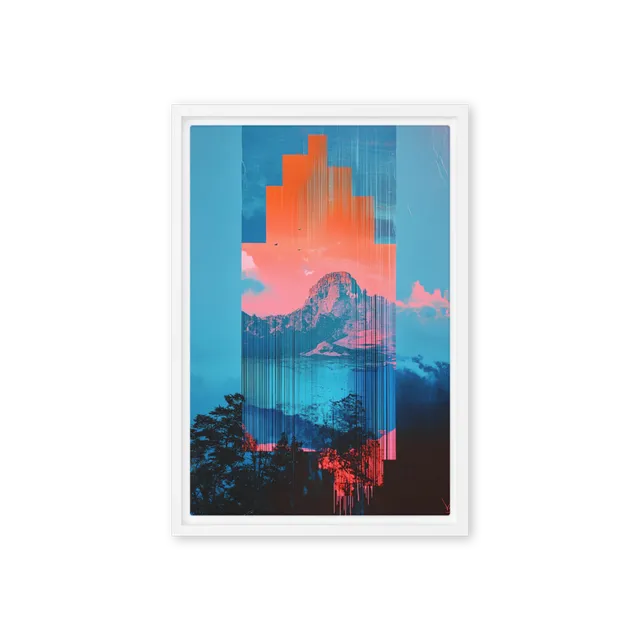 Chromatic Glitchscape | Art Print