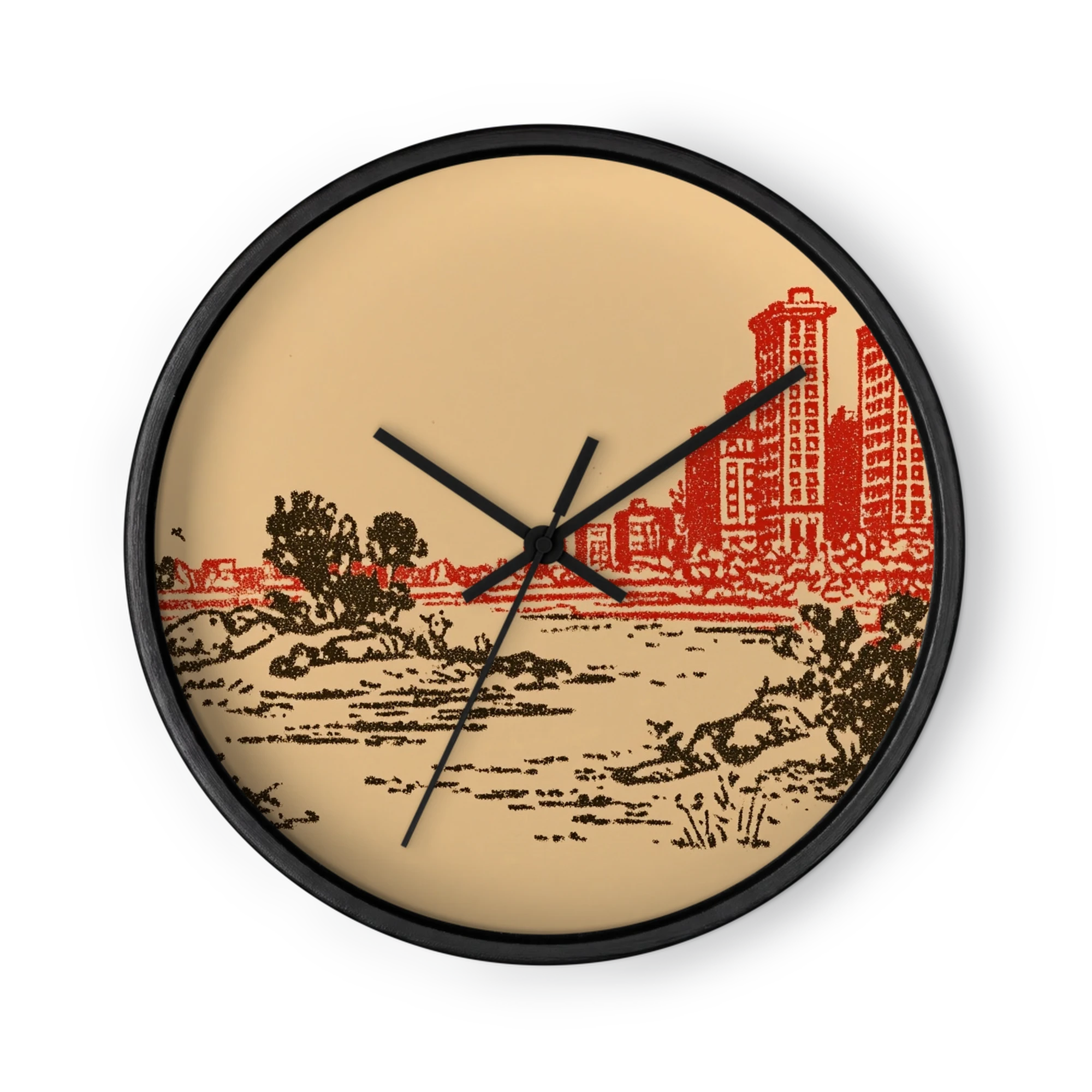 Red Horizon Skyline