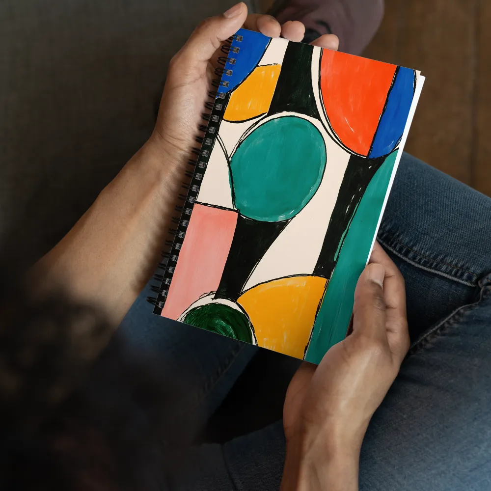 Organic Color Blocks 
 Spiral Notebook | 140 pages