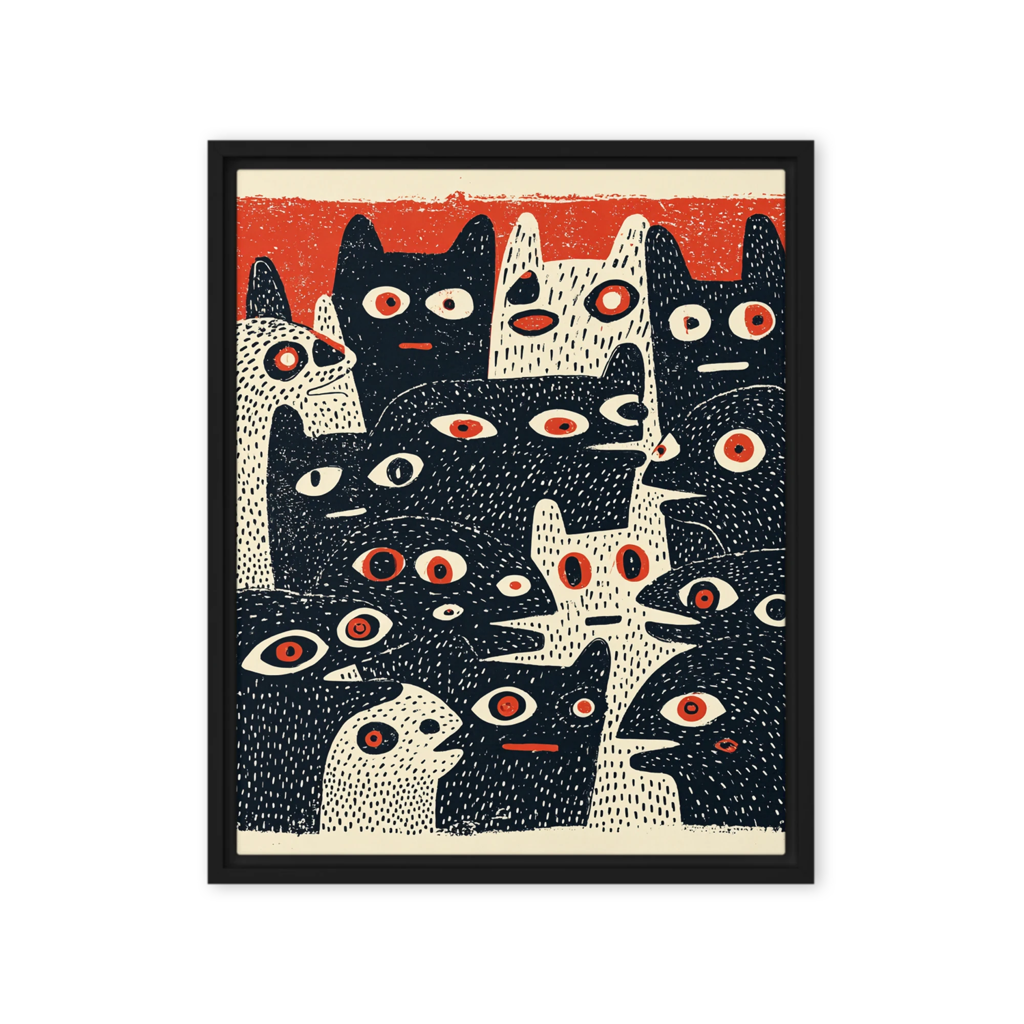 Gathering of Ghoulish Grins | Art Print