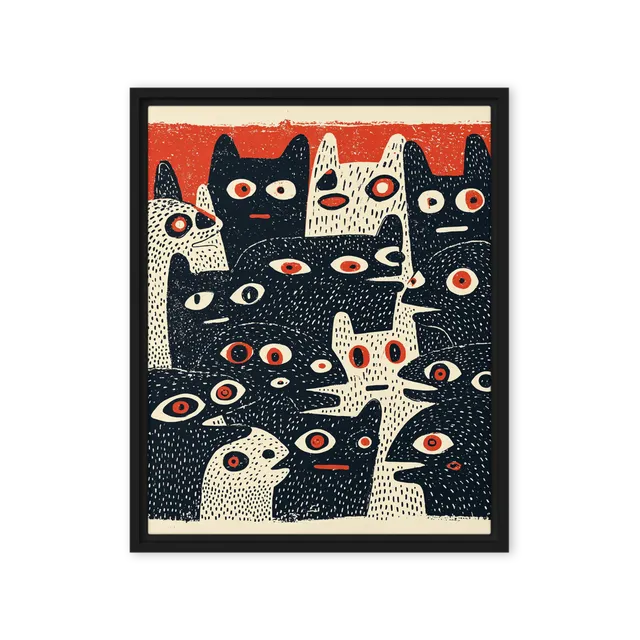 Gathering of Ghoulish Grins | Art Print