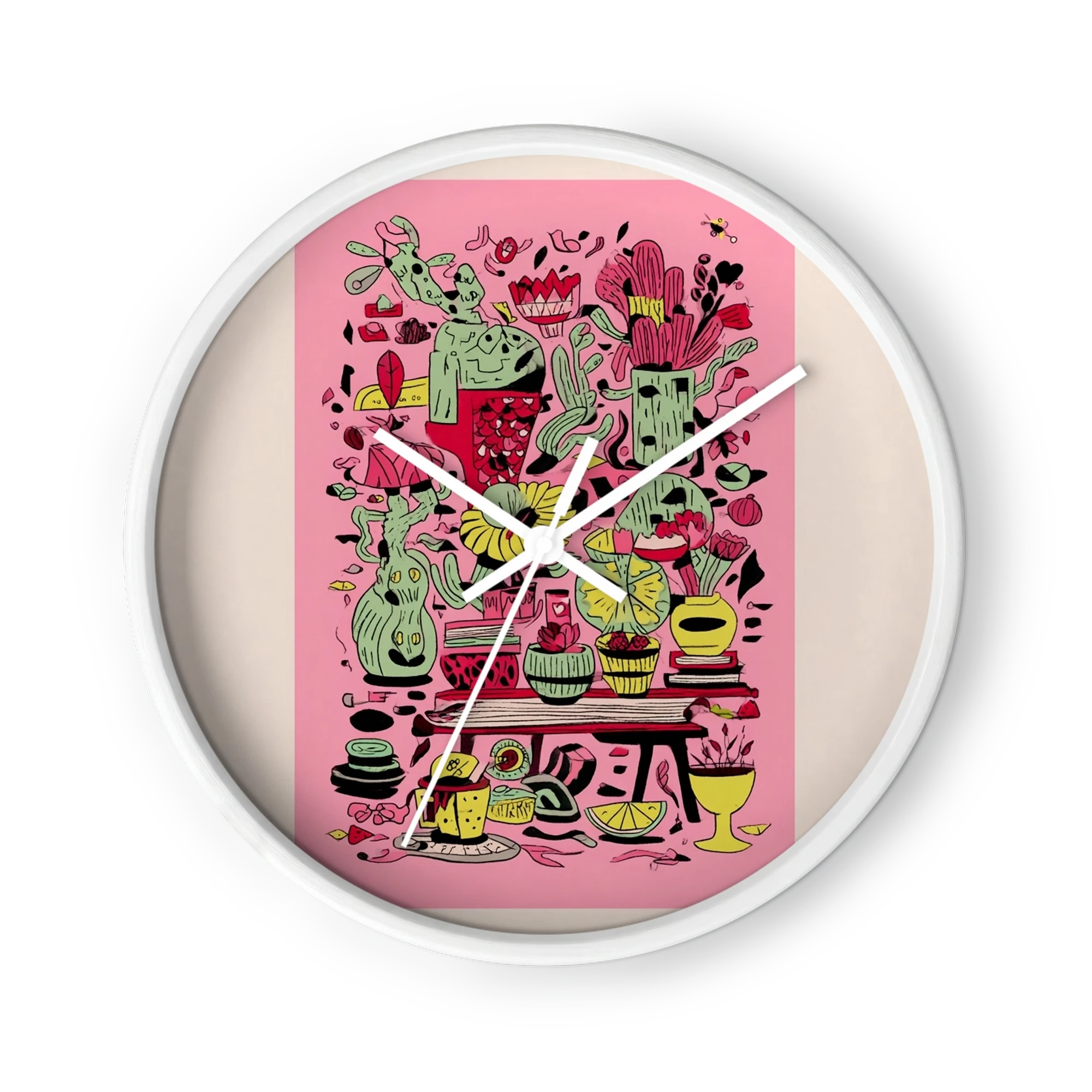Whimsical Botanical Garden | Wall Clock