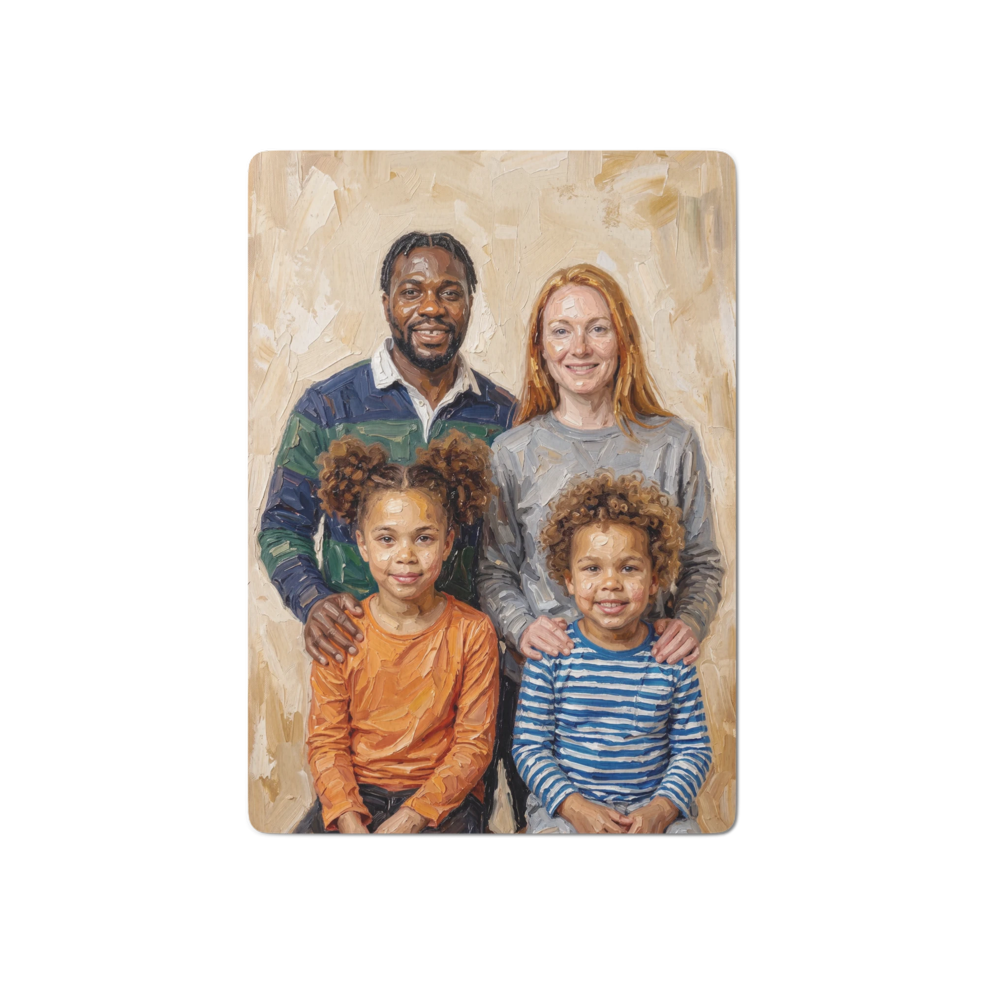 Family Portrait Playing Cards — Impressionist