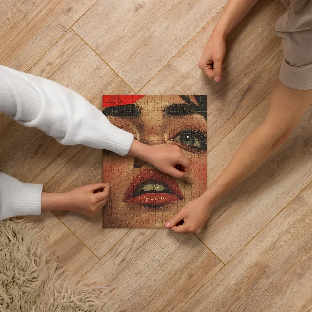 Intense Gaze 
 Jigsaw Puzzle
