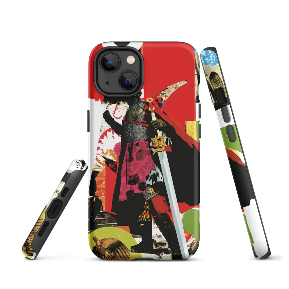 Knight Collage with Sword | Phone Case
