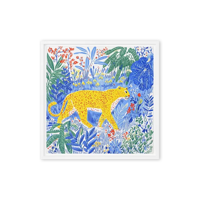 Golden Leopard in the Jungle | Art Print