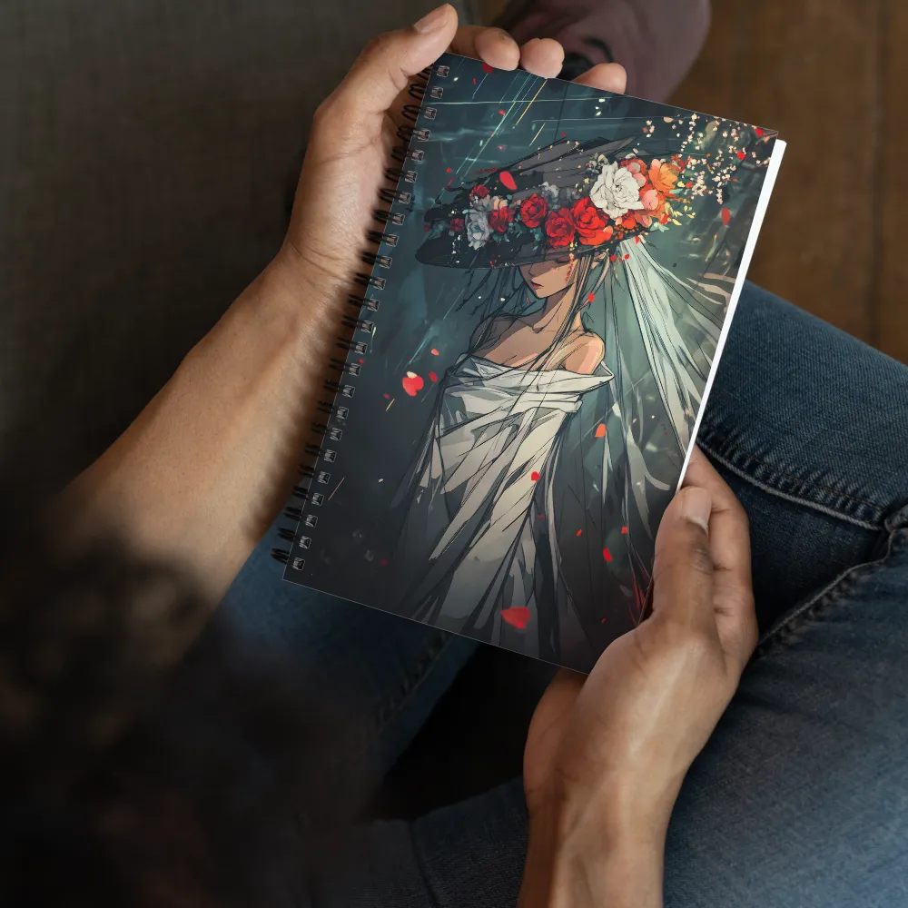 The Veiled Bloom 
 Spiral Notebook | 140 pages