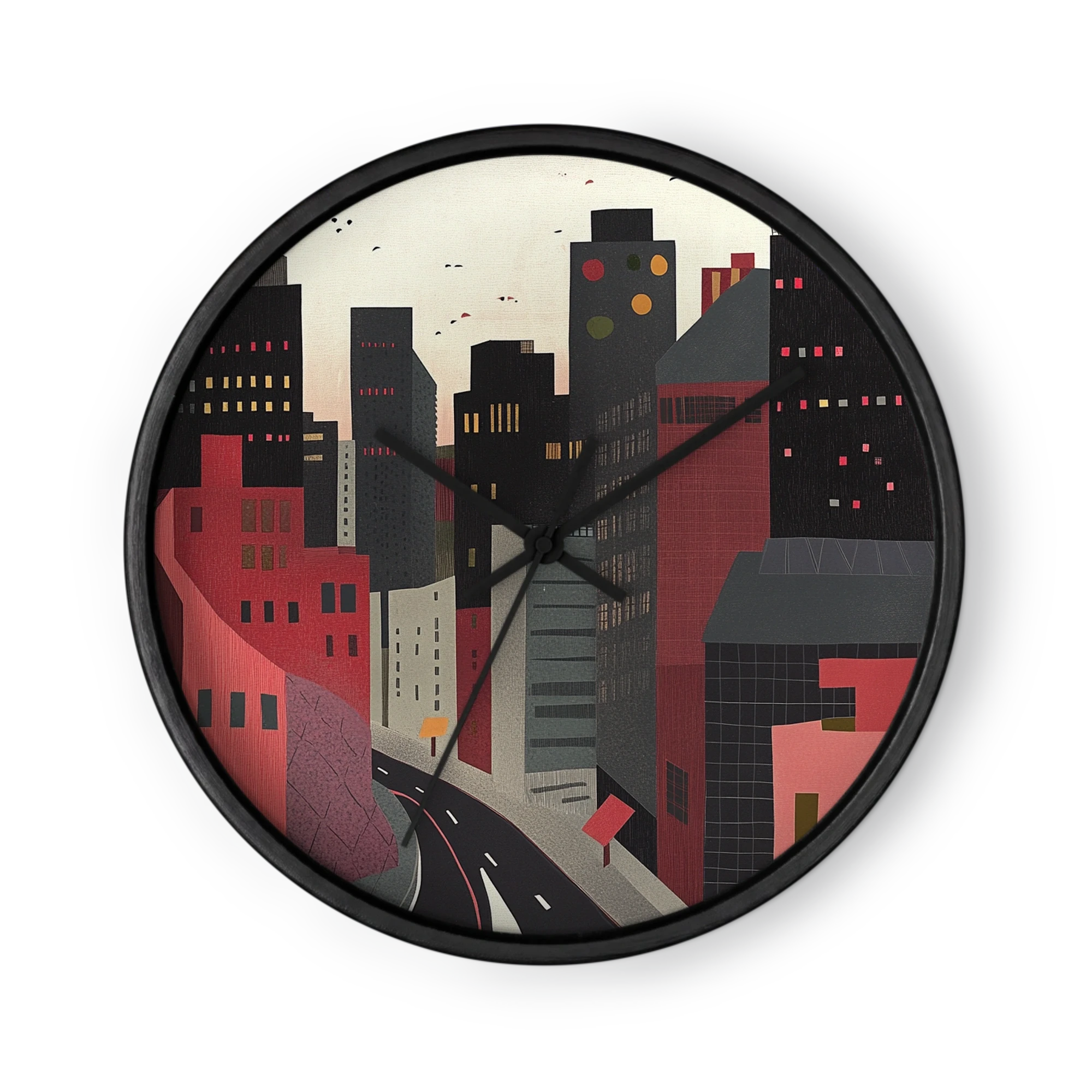 Red and Black Metropolis