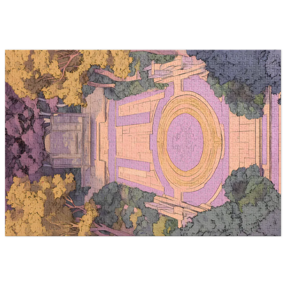 O Caminho Místico do Jardim 
 Puzzle em caixa de metal