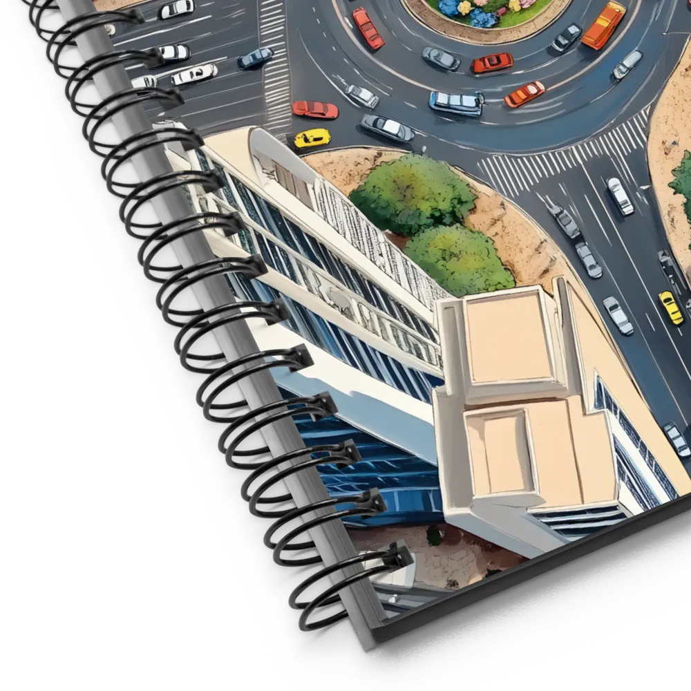 Urban Symphony: Aerial Vision of City Life