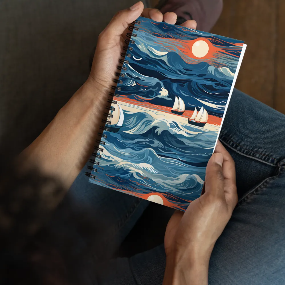 Ocean Whispers: A Voyage at Dusk