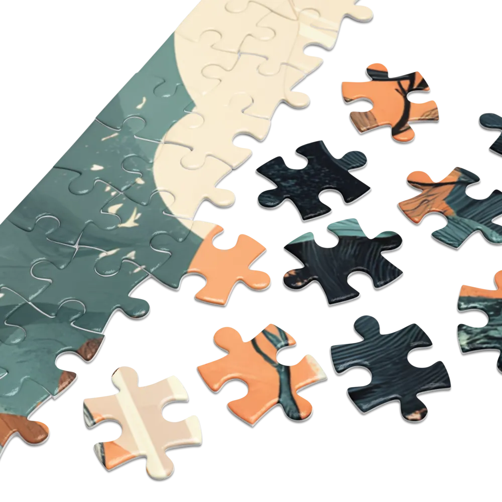 Bird on Twisted Branch | Jigsaw Puzzle (252/520 pieces)