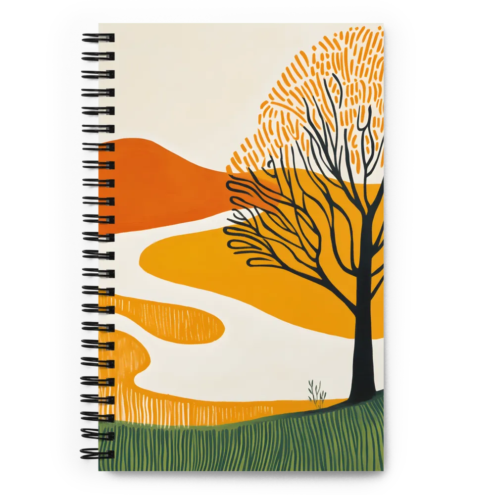Autumn Grove Serenity 
 Spiral Notebook | 140 pages