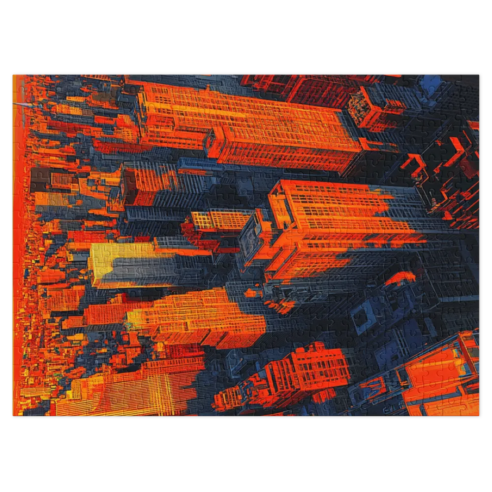 Urban Glow 
 Jigsaw Puzzle in Tin Box