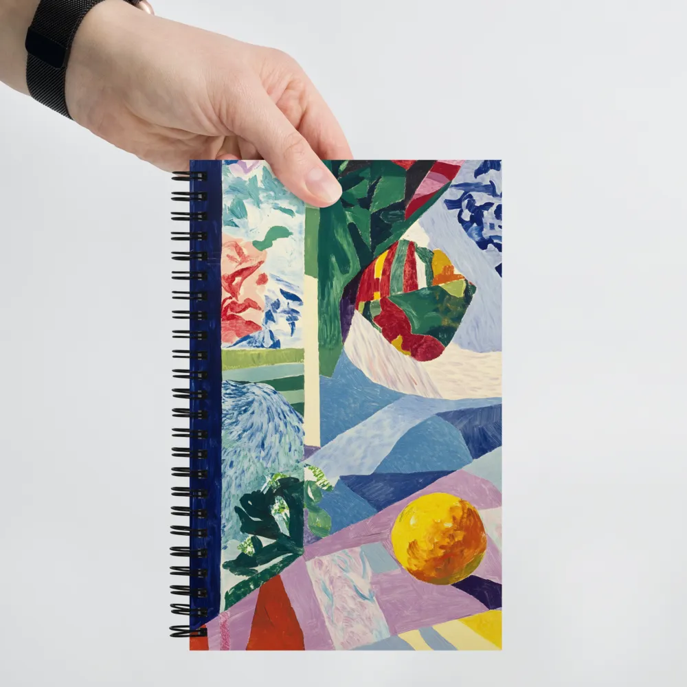 Fragmented Color Study 
 Spiral Notebook | 140 pages