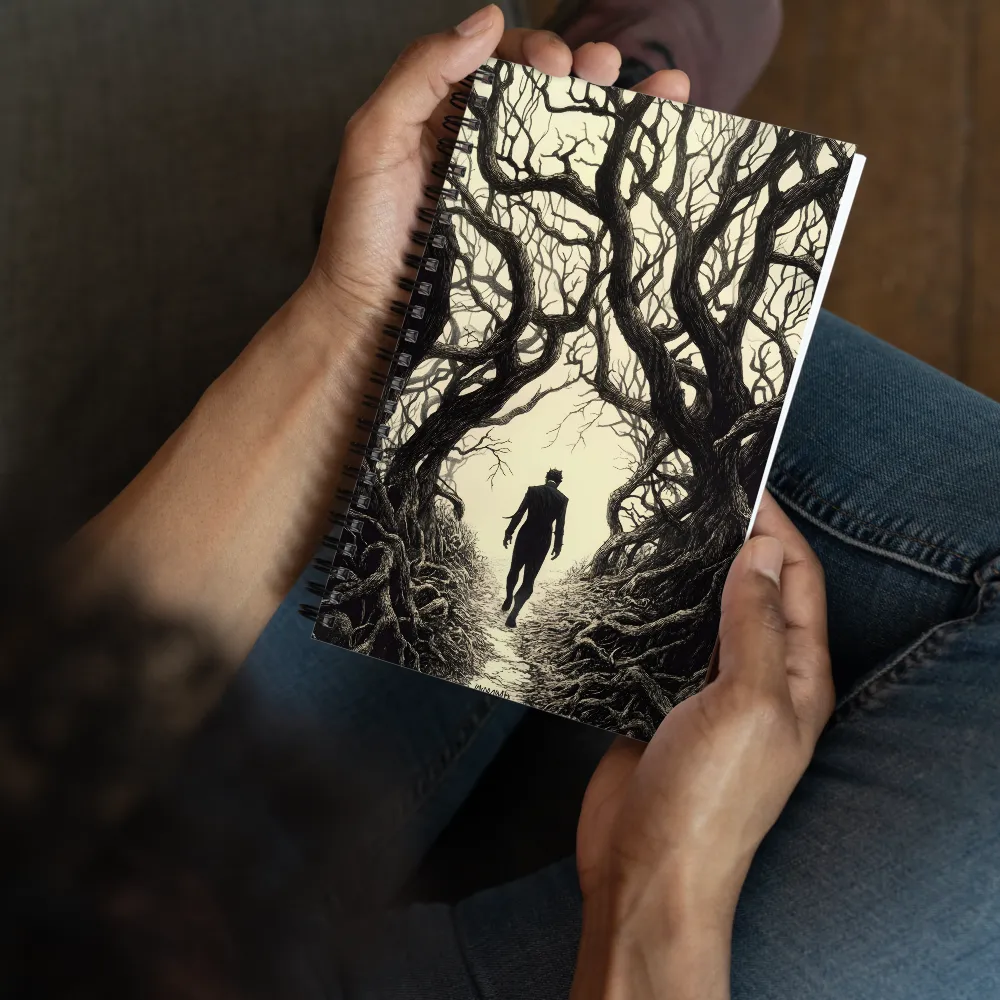 Path Through Gnarled Forest 
 Spiral Notebook | 140 pages