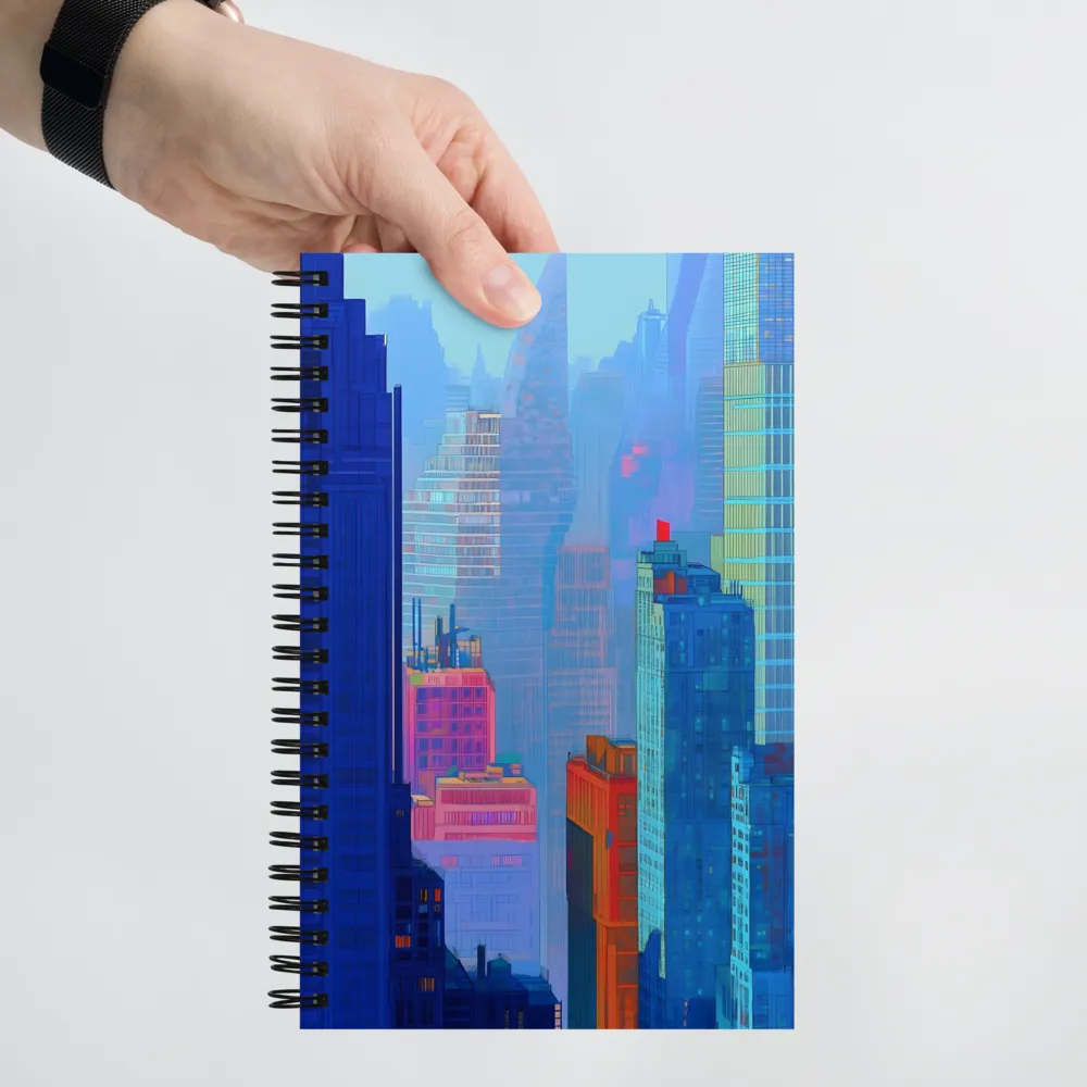 Electric Cityscape 
 Spiral Notebook | 140 pages