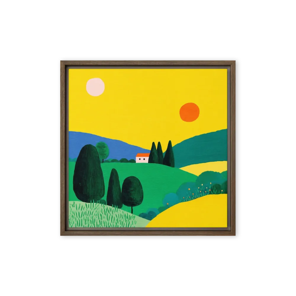 Two Suns Over Tuscany | Art Print