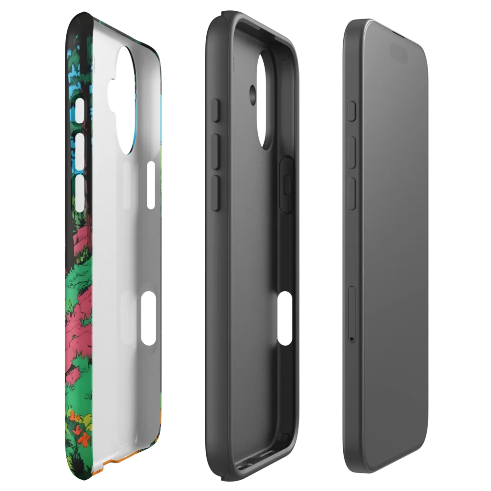 Vibrant Landscape with River | Phone Case