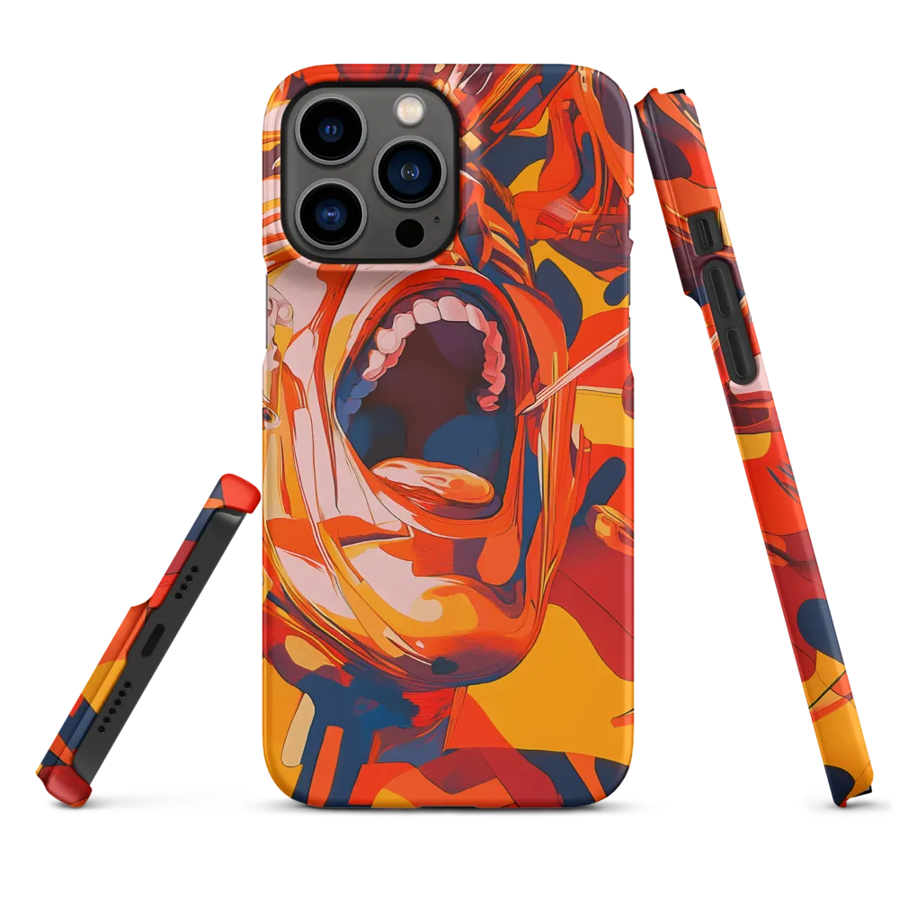 Expressive Human Face Illustration | Phone Case