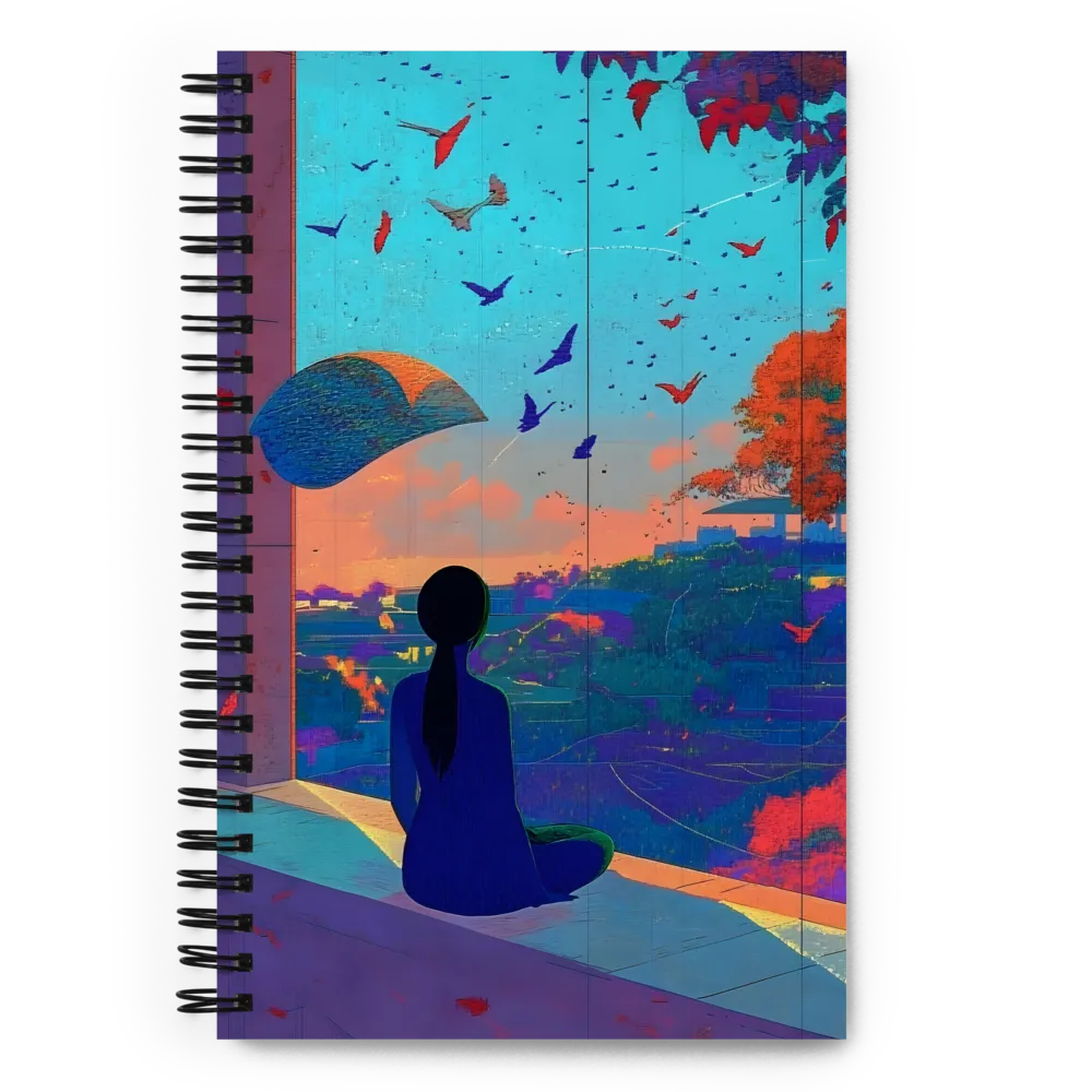 Contemplation of Flight 
 Spiral Notebook | 140 pages