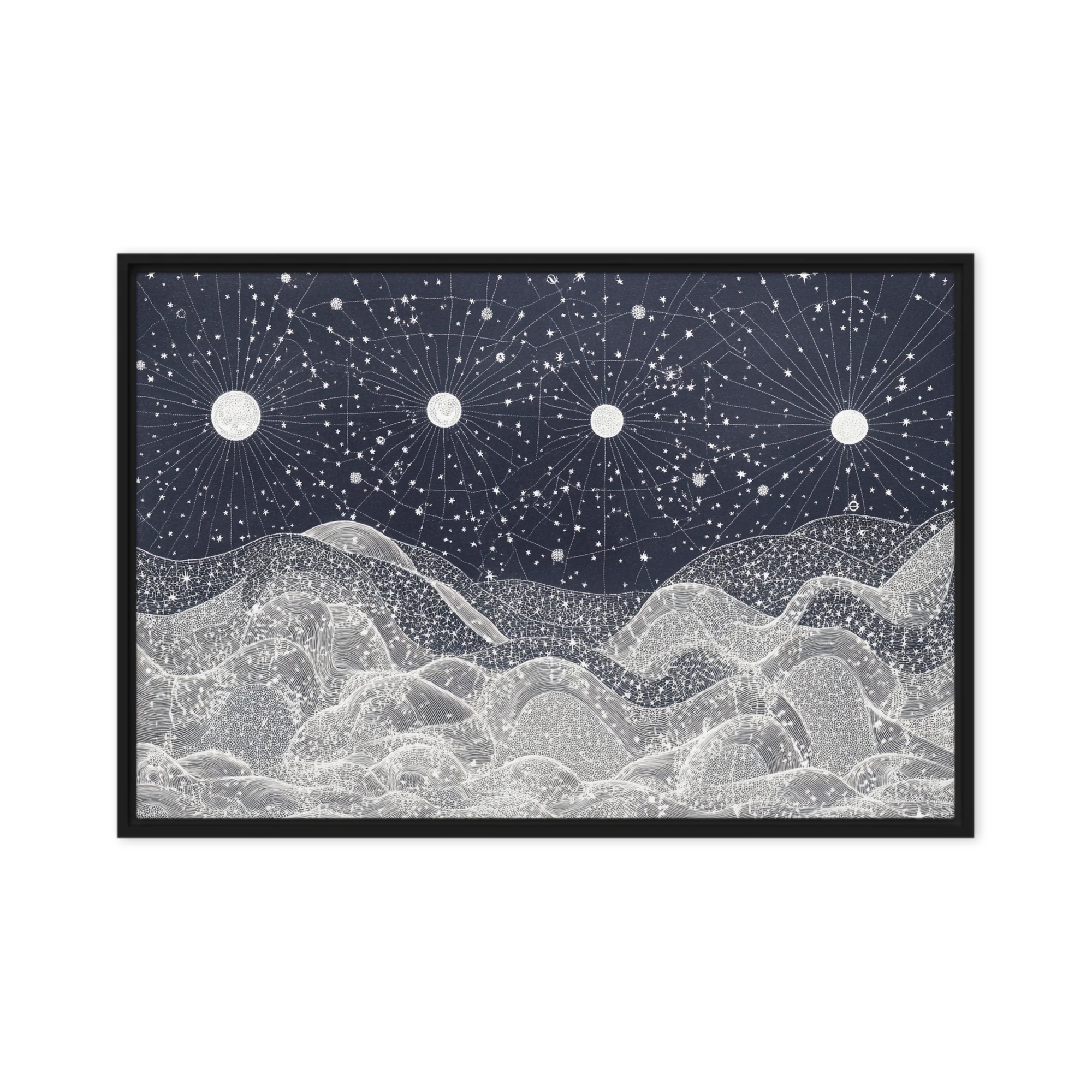Four Suns Celestial Landscape