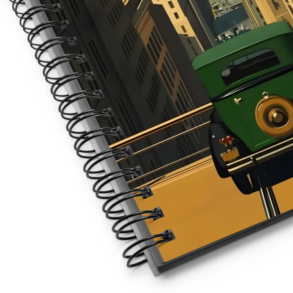 Urban Journey Art Deco 
 Spiral Notebook | 140 pages