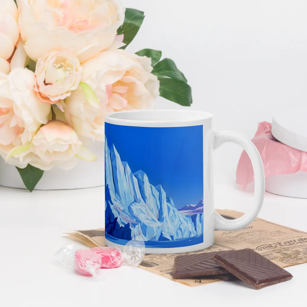 Blue Glacier 
 Mug with Red inside | 15 oz