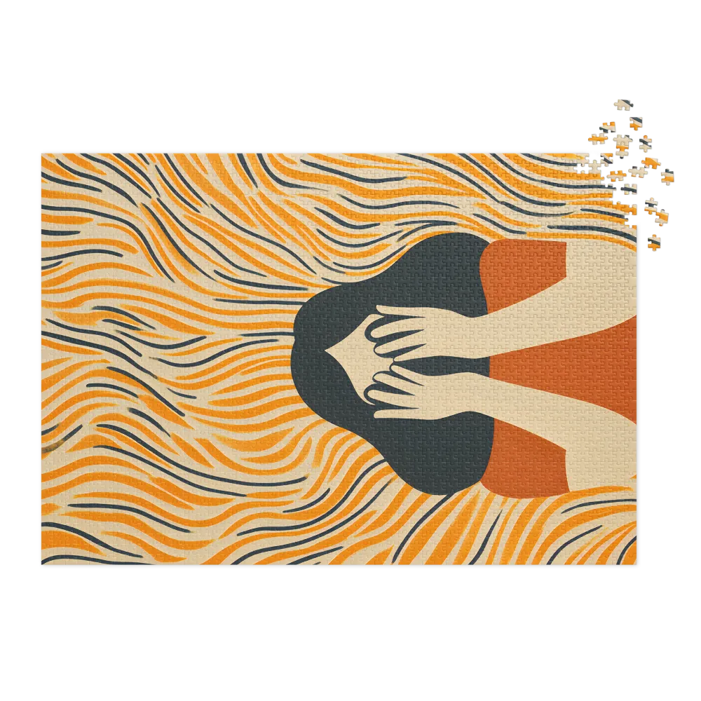 Woman in Sadness | Jigsaw Puzzle (252/520 pieces)