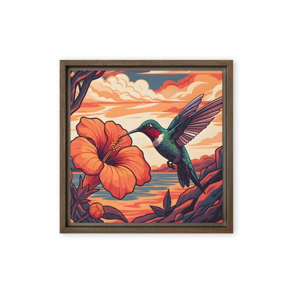 Sunset Nectar 
 Canvas | 16″x 16″