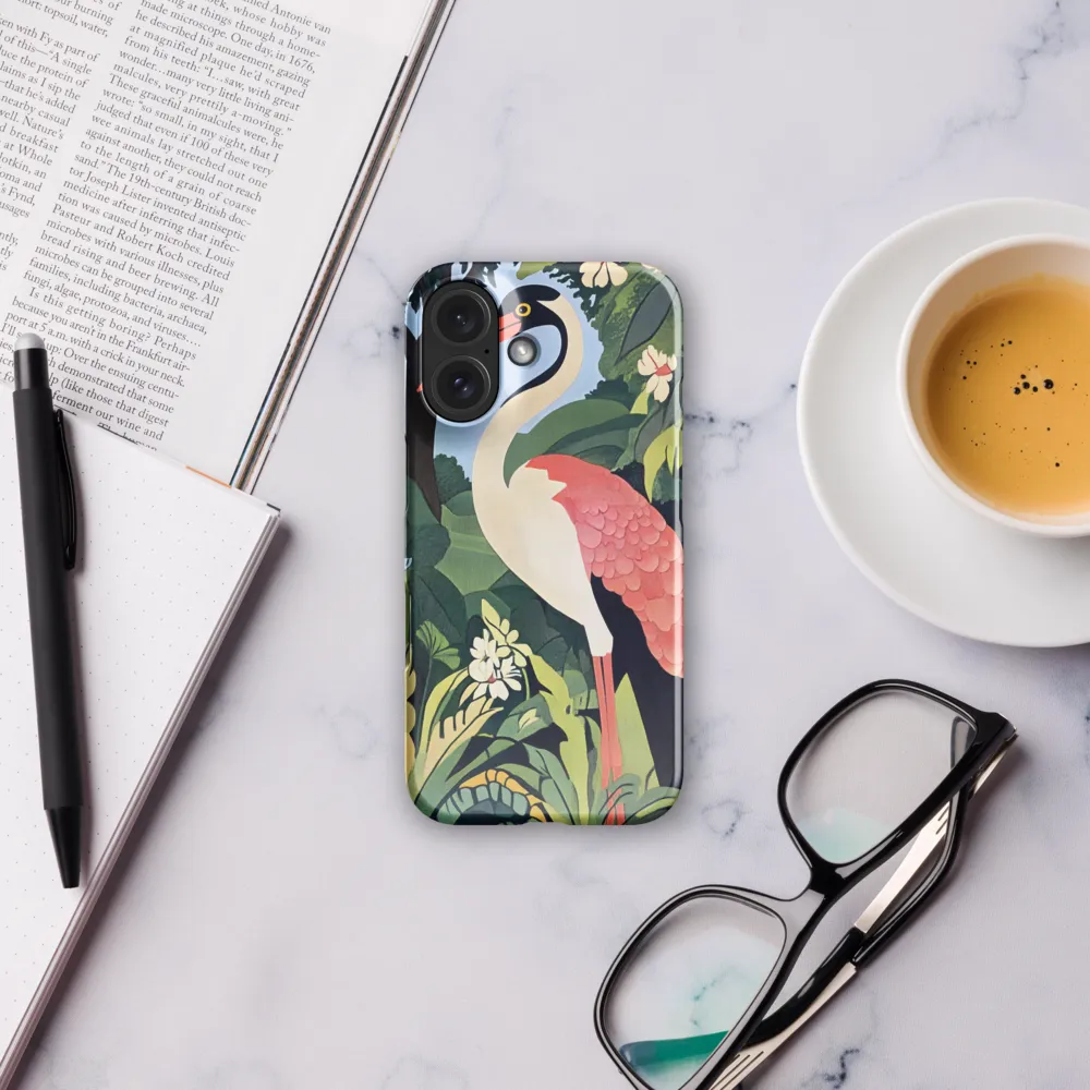 Heron in Tropical Foliage 
 iPhone 15 Pro Max | MagSafe® Tough Case