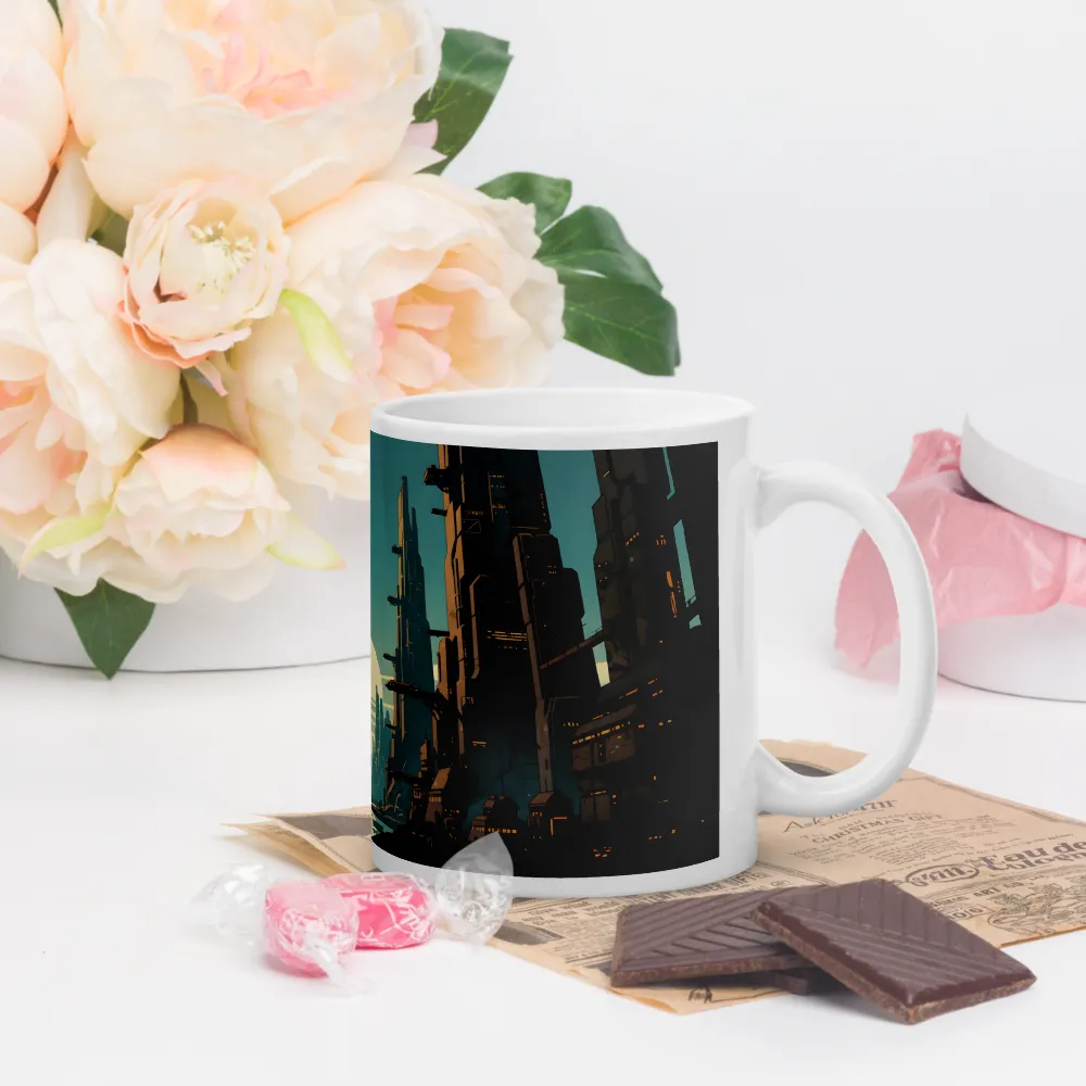 Neo-Canyon City 
 Mug with Red inside | 15 oz