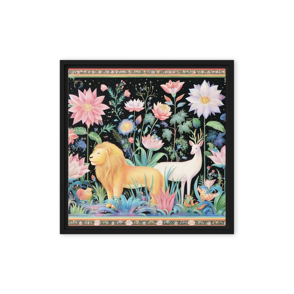 Enchanted Garden Lion | Art Print