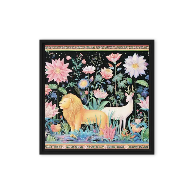 Enchanted Garden Lion | Art Print