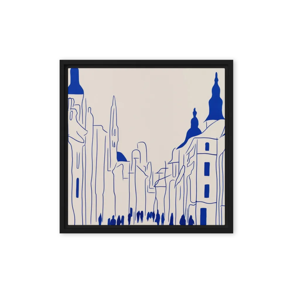 Cobalt City Walk | Art Print