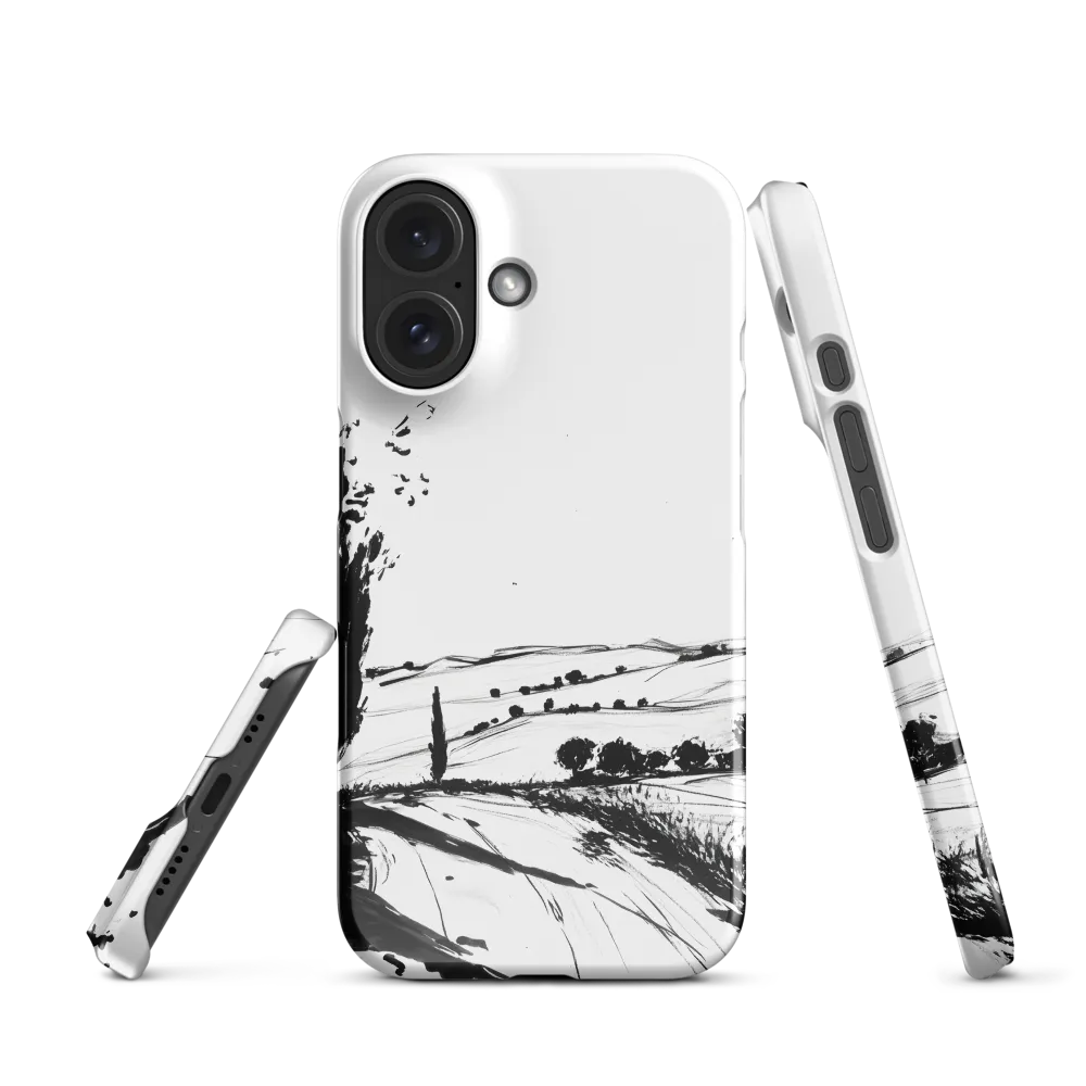 Tuscan Landscape in Ink 
 iPhone 14 Pro | Tough Case