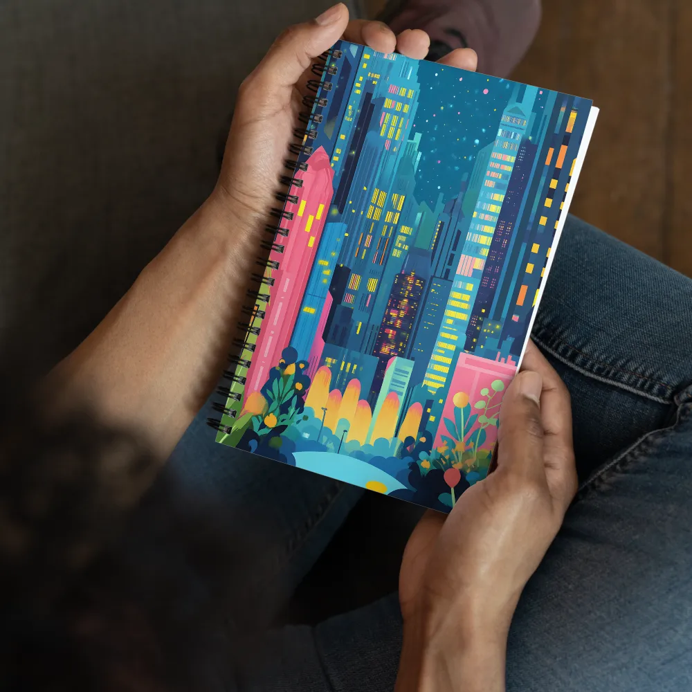 Nightfall in the City 
 Spiral Notebook | 140 pages