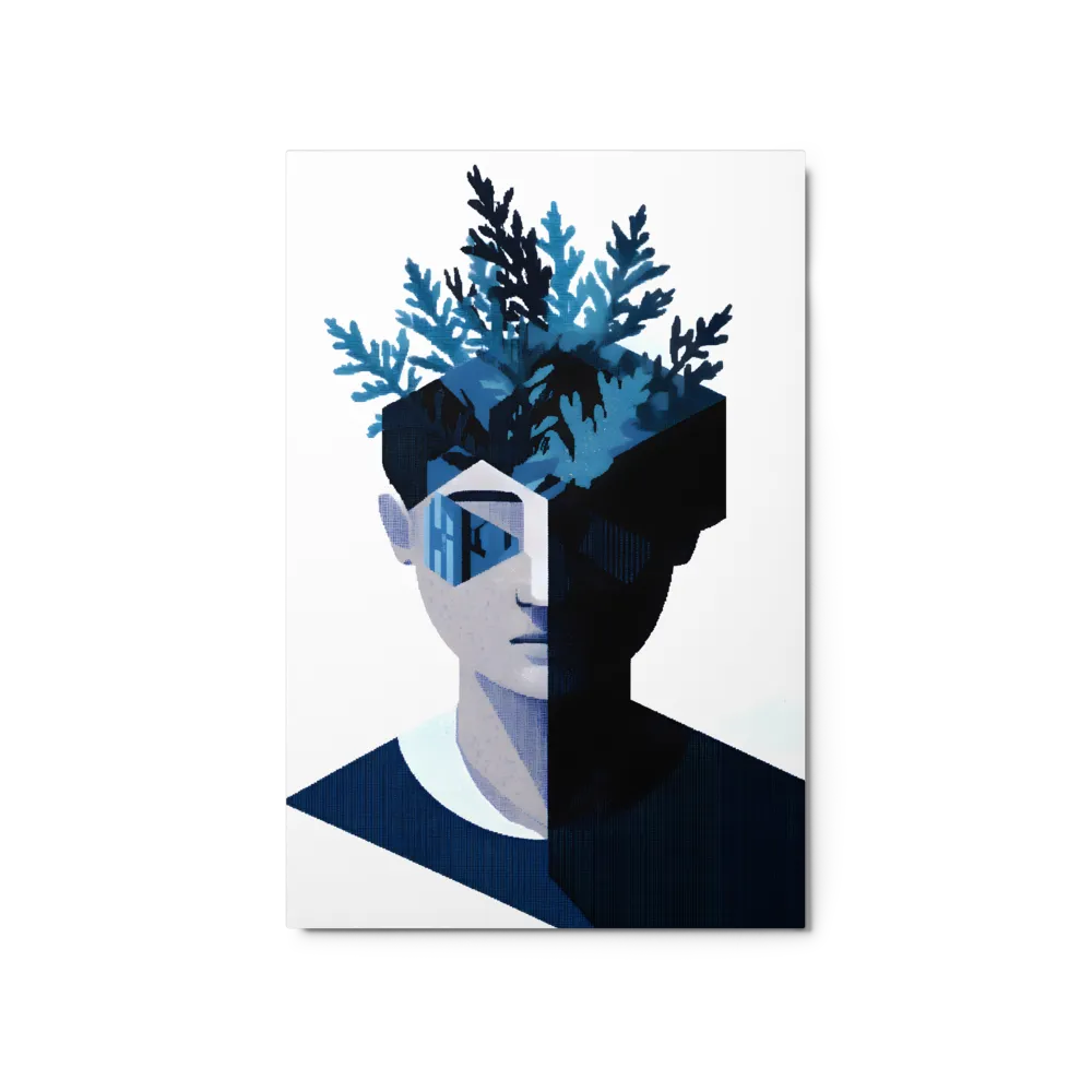 Fractured Mind, Blooming Thoughts 
 Canvas | 40″x 60″